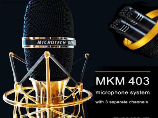 Le nouveau microphone compact à condensateur multicanal MKM 403