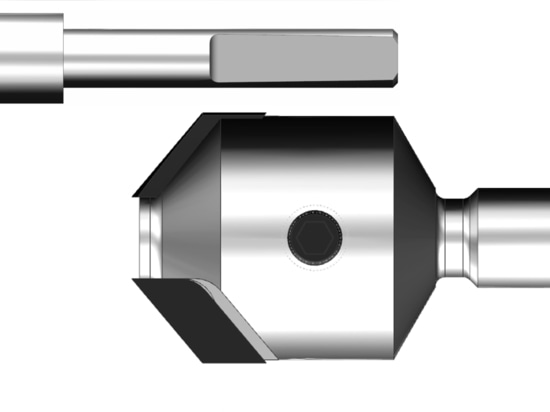 Fraise diamantée PCD interchangeable de LEUCO