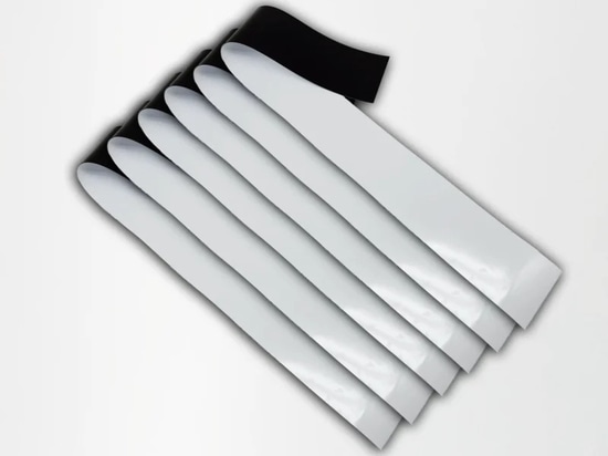 Lot de 6 bandes magnétiques blanches de 1000 mm x 100 mm