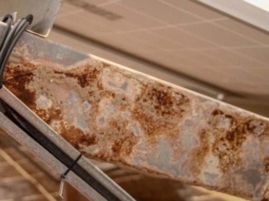 Anti corrosion Galvagrid pour les supports de panneaux photovoltaïques et corrosion bi métal acier galva aluminium