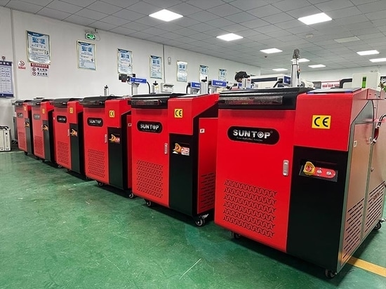 Suntop livre une grande quantité de machines de soudage laser portables personnalisées