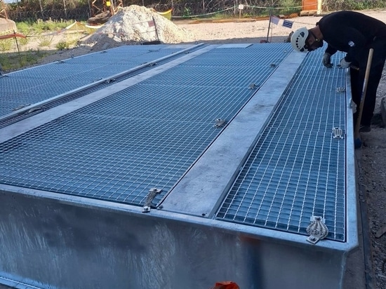Zoom sur la couverture coupe feu Exticov CCF de Sanergrid et mise à la terre par Sonec