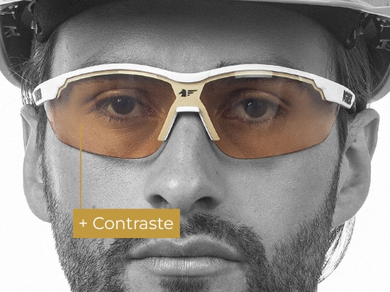 Lunette de protection avec filtre CX+, une autre version du filtre Cooper