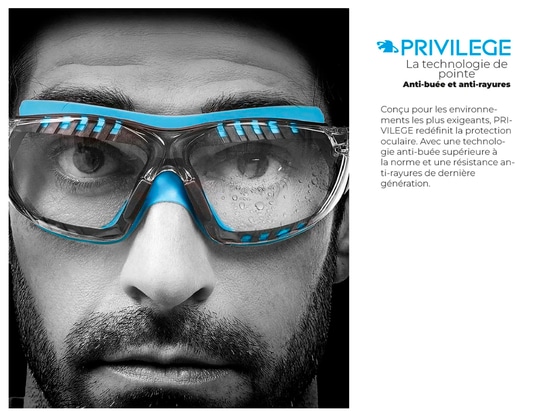 Qui vend des lunettes de sécurité avec traitement anti-buée ?