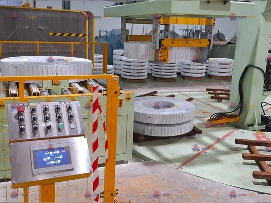 une histoire "made in China" : FHOPEPACK montre au monde entier la puissance des lignes d'emballage automatique de bobines d'acier chinoises