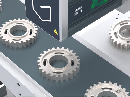 Laser MOPA sur une ligne de production