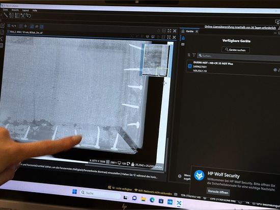 Le système de radiographie informatisée de DÜRR NDT révèle des détails cachés dans des œuvres d'art historiques