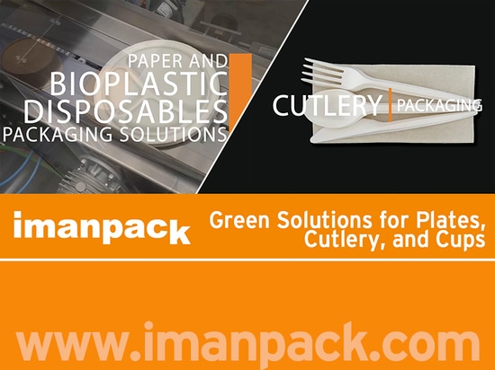 Emballage durable pour la vaisselle et les couverts en bioplastique - vidéo