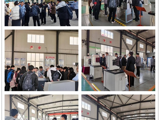 Le personnel de la province de Shandong spécialisé dans la mécanique et la chimie vient se former à l'usine