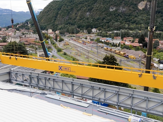 Installation d'un pont roulant de 36 mètres dans une papeterie