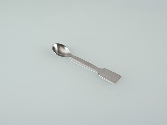Cuillère avec spatule acier inoxydable (Bürkle GmbH)