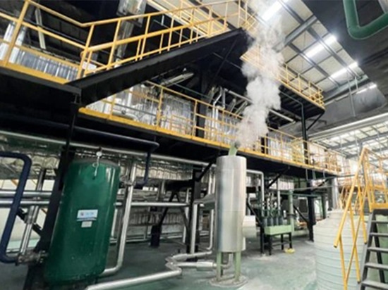 Équipement d'incinération de la ligne de production de fibres de carbone d'une entreprise de matériaux d'une capacité de mille tonnes