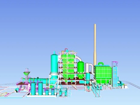 Introduction au projet de four rotatif solide-liquide-gaz de 35 000 tonnes/an de New Energy Limited Company