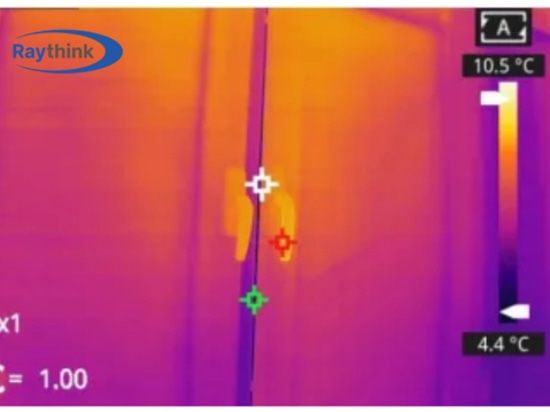 Imagerie thermique pour les tests d'étanchéité à l'air