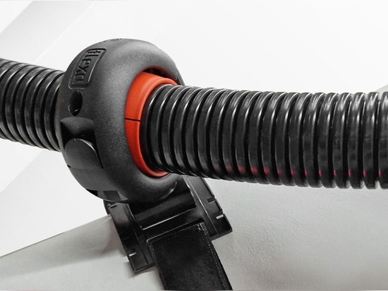 Porte-tube rotatif avec fixation velcro