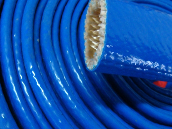 Applications de la gaine de protection contre l'incendie en fibre de verre et en silicone