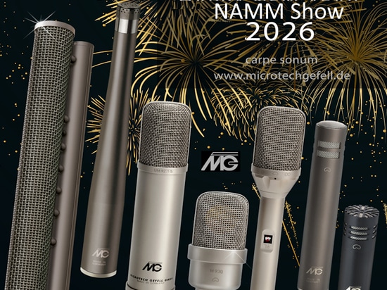 MTG au NAMM Show 2026 avec une large gamme de microphones et de systèmes acoustiques haut de gamme, éprouvés ou entièrement nouveaux