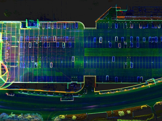 Nuage de points d'un parking à étages