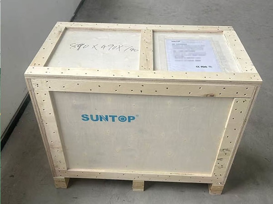 SUNTOP livre une machine de soudage laser portable intégrée refroidie par air personnalisée en Espagne