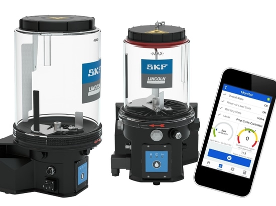 P253 Smart avec l’application eLube sur le téléphone