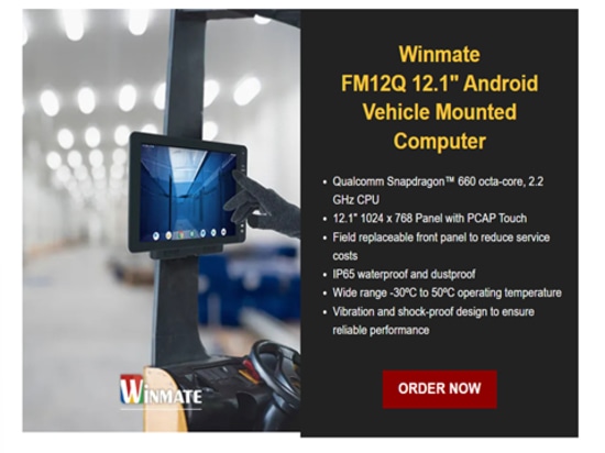 Winmate FM12Q Ordinateur embarqué Android 12,1 pouces