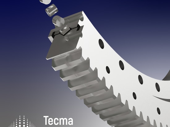 Couronnes d'orientation à rouleaux croisés disponibles pour une livraison rapide chez Tecma Drive