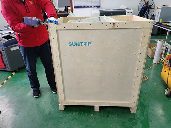 SUNTOP expédie en Espagne une soudeuse laser 5-en-1 de 2 kW entièrement testée