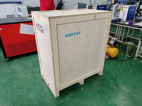 SUNTOP expédie en Espagne une soudeuse laser 5-en-1 de 2 kW entièrement testée