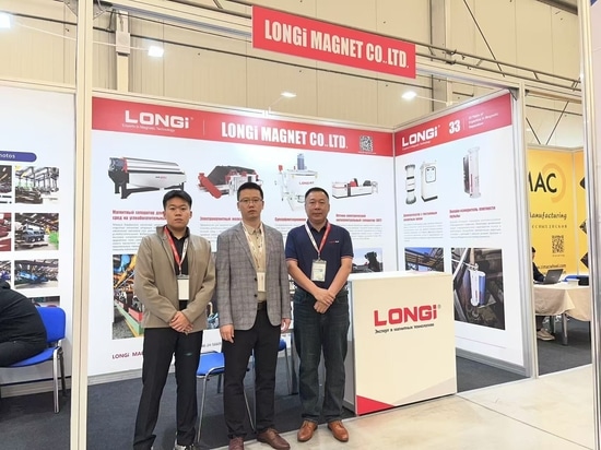LONGi Magnet présente une technologie avancée de séparation magnétique au salon international de l'exploitation minière de Novokuznetsk
