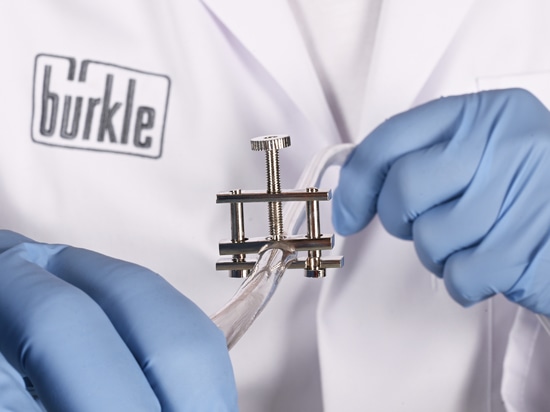 Collier de serrage / robinet à pincement selon Hoffmann : serrage et fermeture précis des tuyaux ou des conduites (Bürkle GmbH)