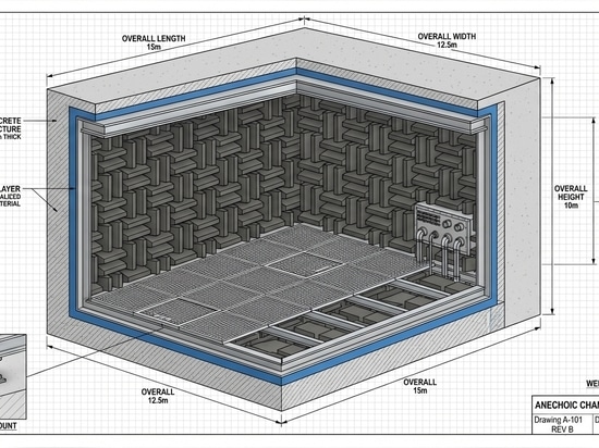Tout savoir sur les chambres anéchoïques : types, normes de conception et comment réaliser des essais sans en disposer