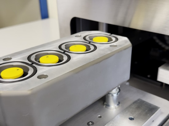 Le TSC 500 permet de tester jusqu'à quatre produits simultanément