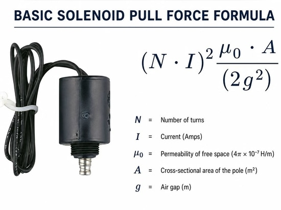 Calcul de la force d'un solénoïde