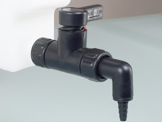 StopCock PA : robinet de vidange électroconducteur pour le remplissage de solvants (Bürkle GmbH)