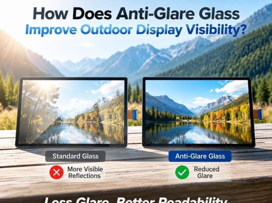 Pourquoi le verre antireflet est-il indispensable pour les appareils à écran tactile destinés à une utilisation en extérieur ?