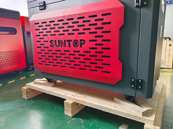 Expédition vers l'Italie de soudeuses laser 4-en-1 SUNTOP haute stabilité de 2 000 W