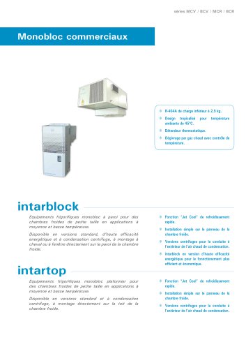 Monobloc commerciaux