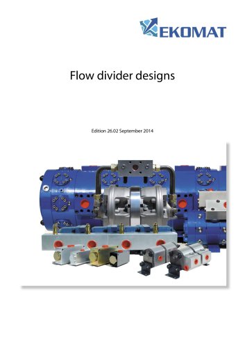 EKOMAT Flow divider designs