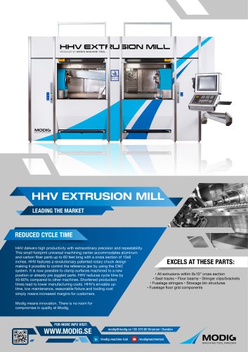 HHV EXTRUSION MILL