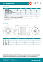 Permanent magnet hysteresis brake BDH series