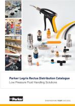 Parker Legris Rectus Distribution Catalogue Low Pressure Fluid Handling Solutions