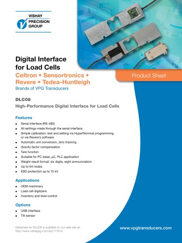 DCL08 Digital Load Cell Interface