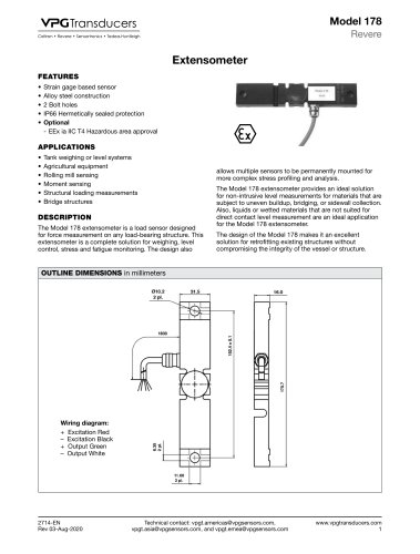 Extensometer 178