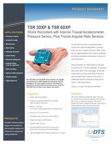 TSR 3DXP & TSR 6DXP Shock Recorder with Accels, Angular Rate & Pressure Sensors