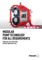 MODULAR PUMP TECHNOLOGY FOR ALL REQUIREMENTS