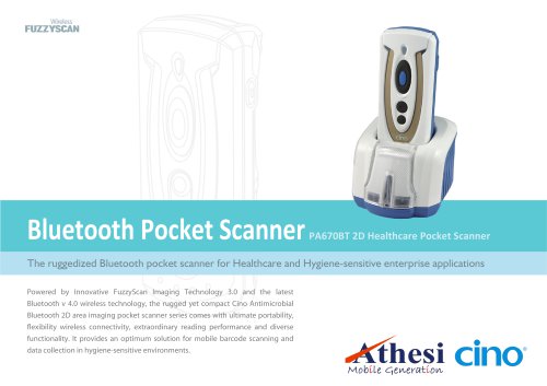 PA670BT 2D Healthcare Pocket Scanner