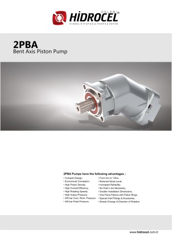 2PBA Bent Axis Pumps