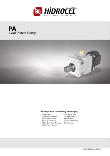 PA Axial Piston Pumps