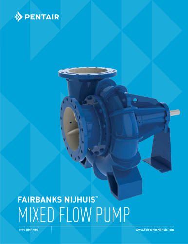 Vertical Mixed Flow Pumps