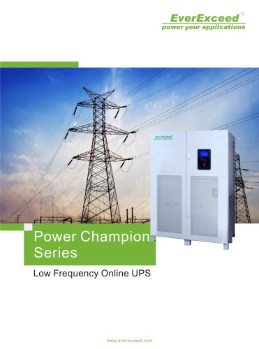 Industrial On-line UPS 10-800kVA PowerChampion series